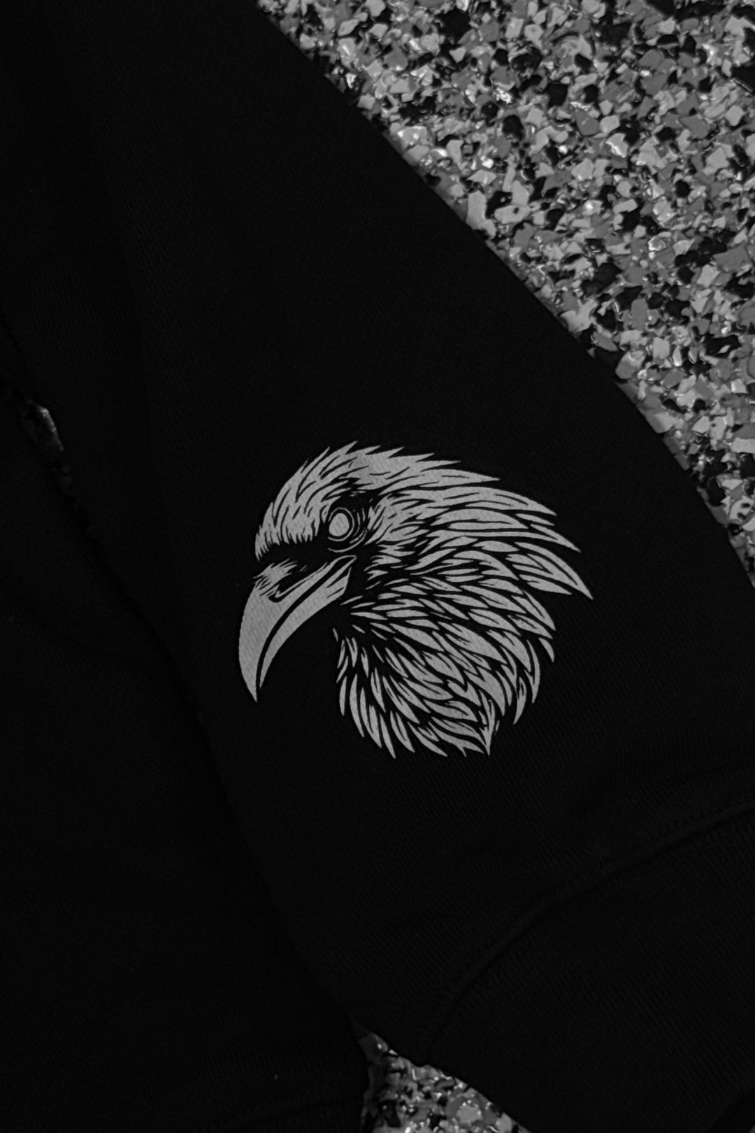 "FOR THE DARING" PREMIUM HEAVYWEIGHT HOODIE - BLACK / WHITE