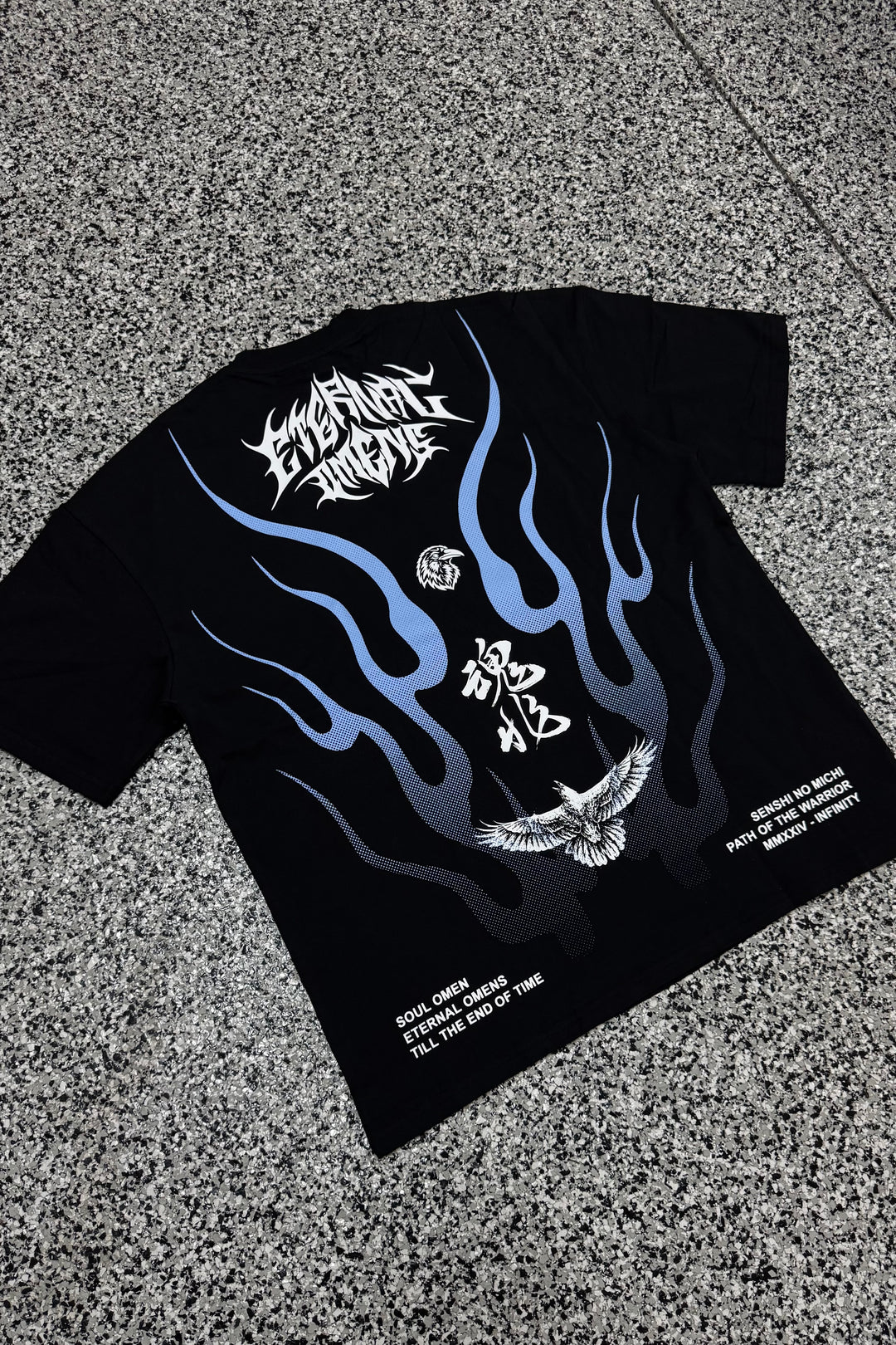 "HONŌ NO MICHI" PREMIUM OVERSIZED TEE - BLACK