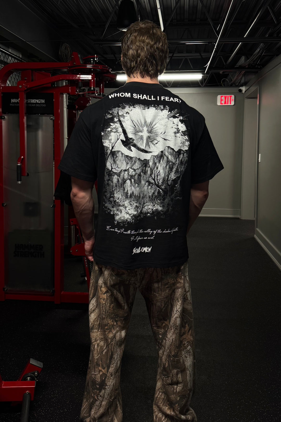 “THE LIGHT” PREMIUM OVERSIZED TEE - BLACK