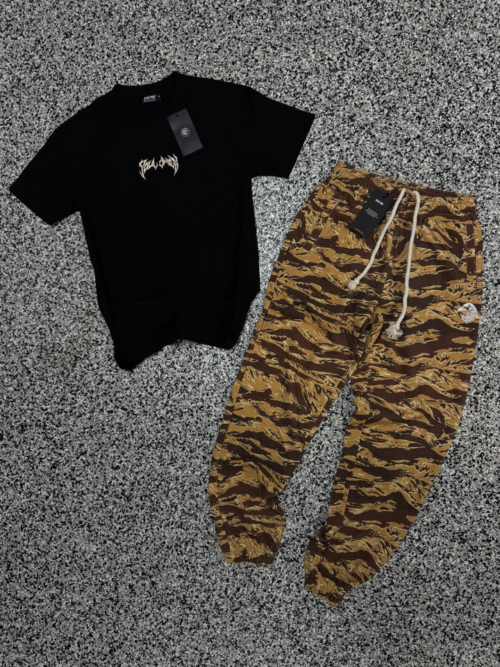 "CAMO" PREMIUM SWEATPANTS - DESERT TIGER STRIPE