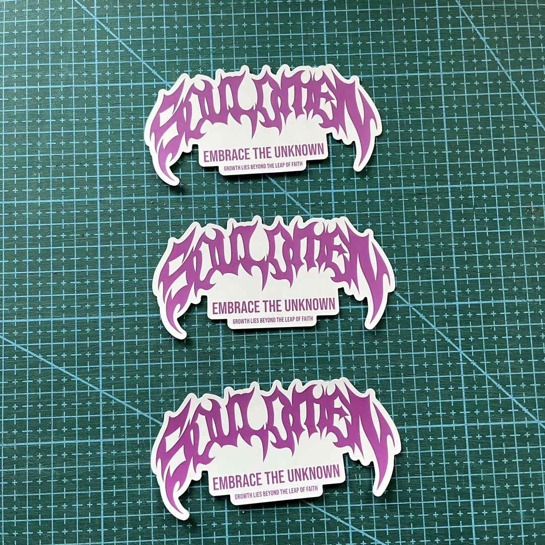 “ETU” STICKER - PINK / WHITE
