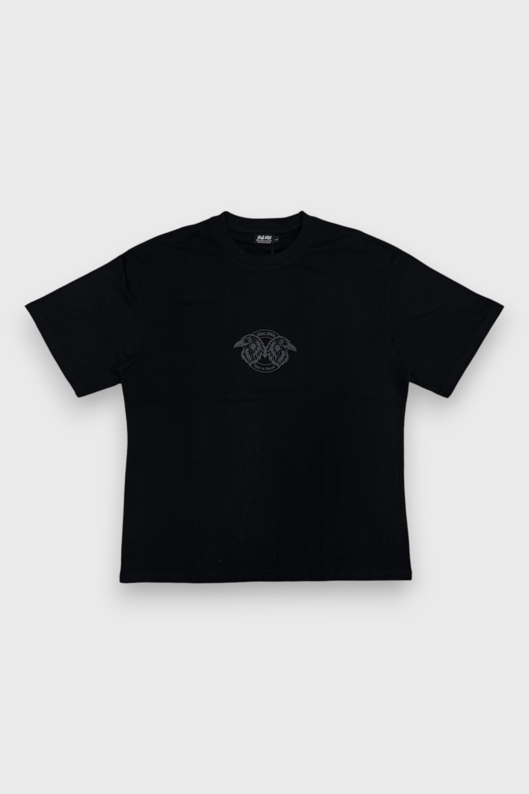 “ENDLESS BATTLE” PREMIUM OVERSIZED TEE - BLACK