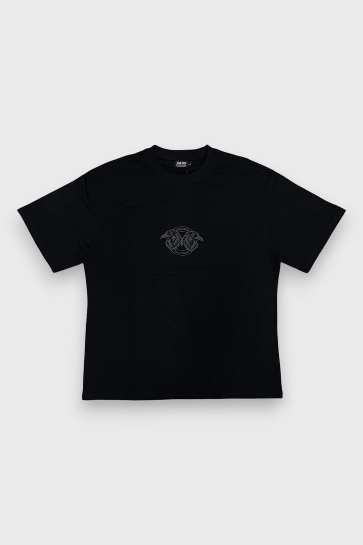 “ENDLESS BATTLE” PREMIUM OVERSIZED TEE - BLACK