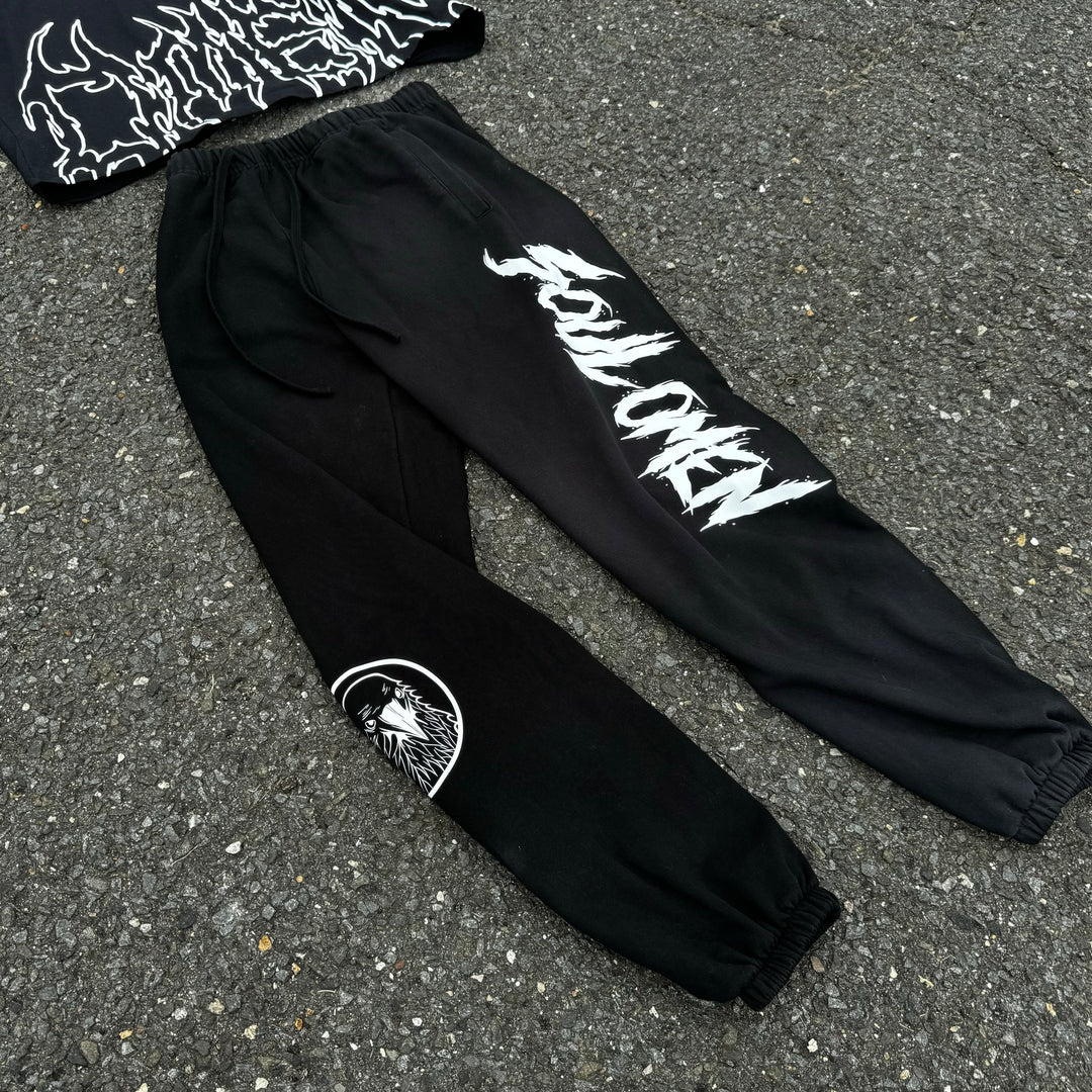 "CLASSIC" PREMIUM HEAVYWEIGHT SWEATPANTS - BLACK