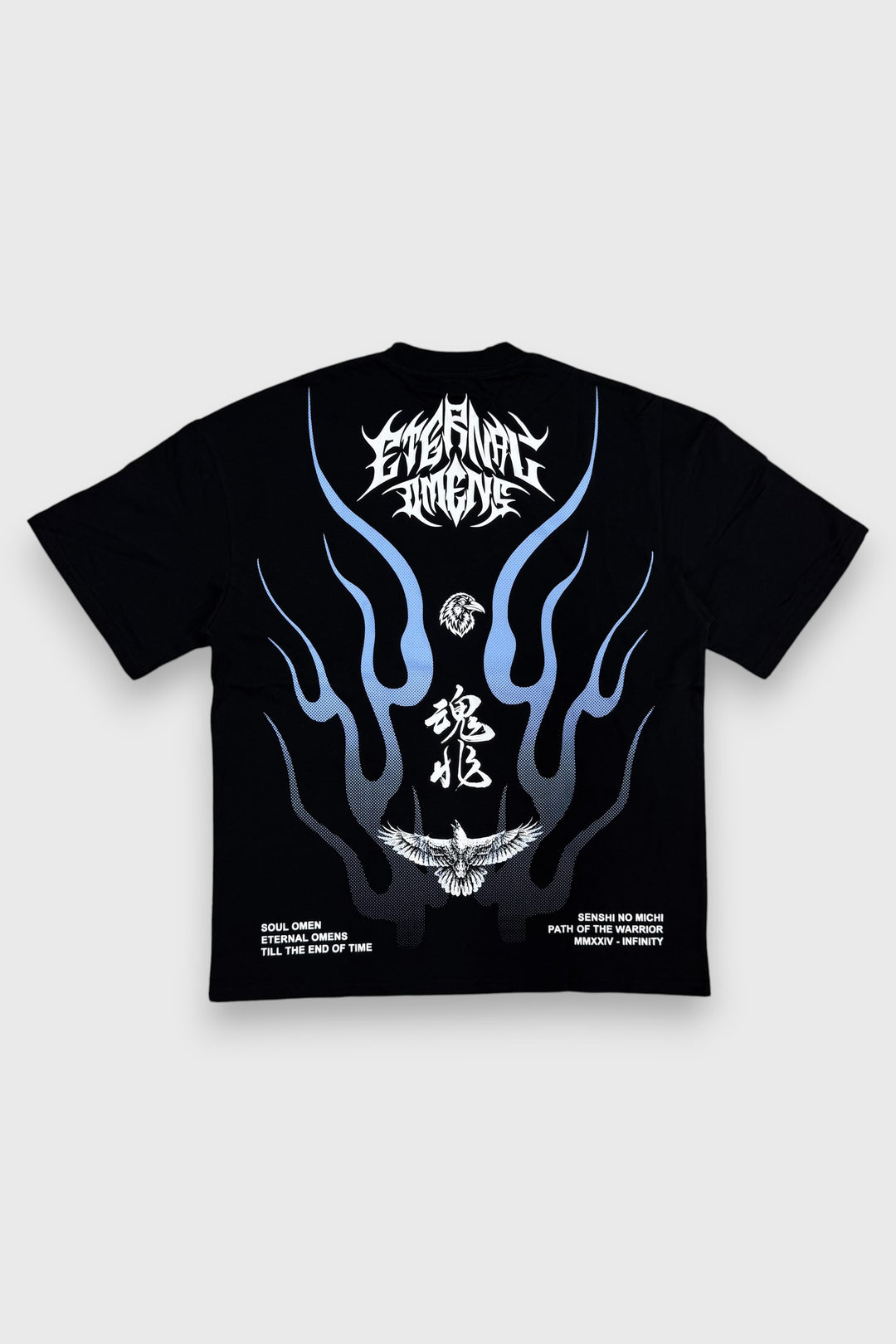 "HONŌ NO MICHI" PREMIUM OVERSIZED TEE - BLACK