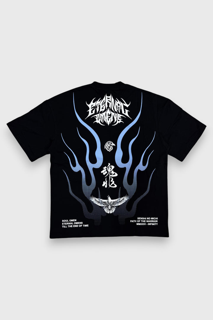 "HONŌ NO MICHI" PREMIUM OVERSIZED TEE - BLACK