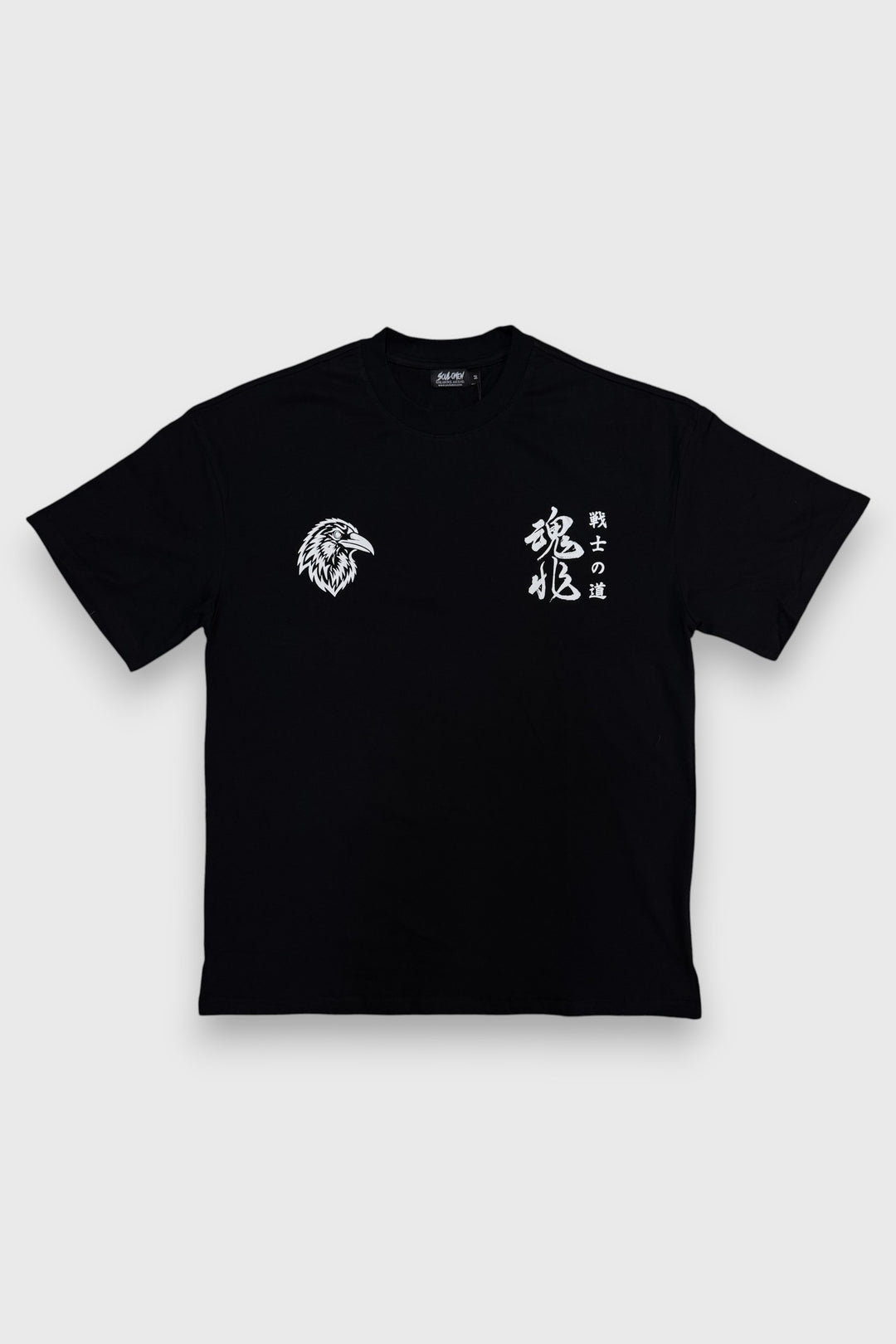 "TORA NO IKARI" PREMIUM OVERSIZED TEE - BLACK