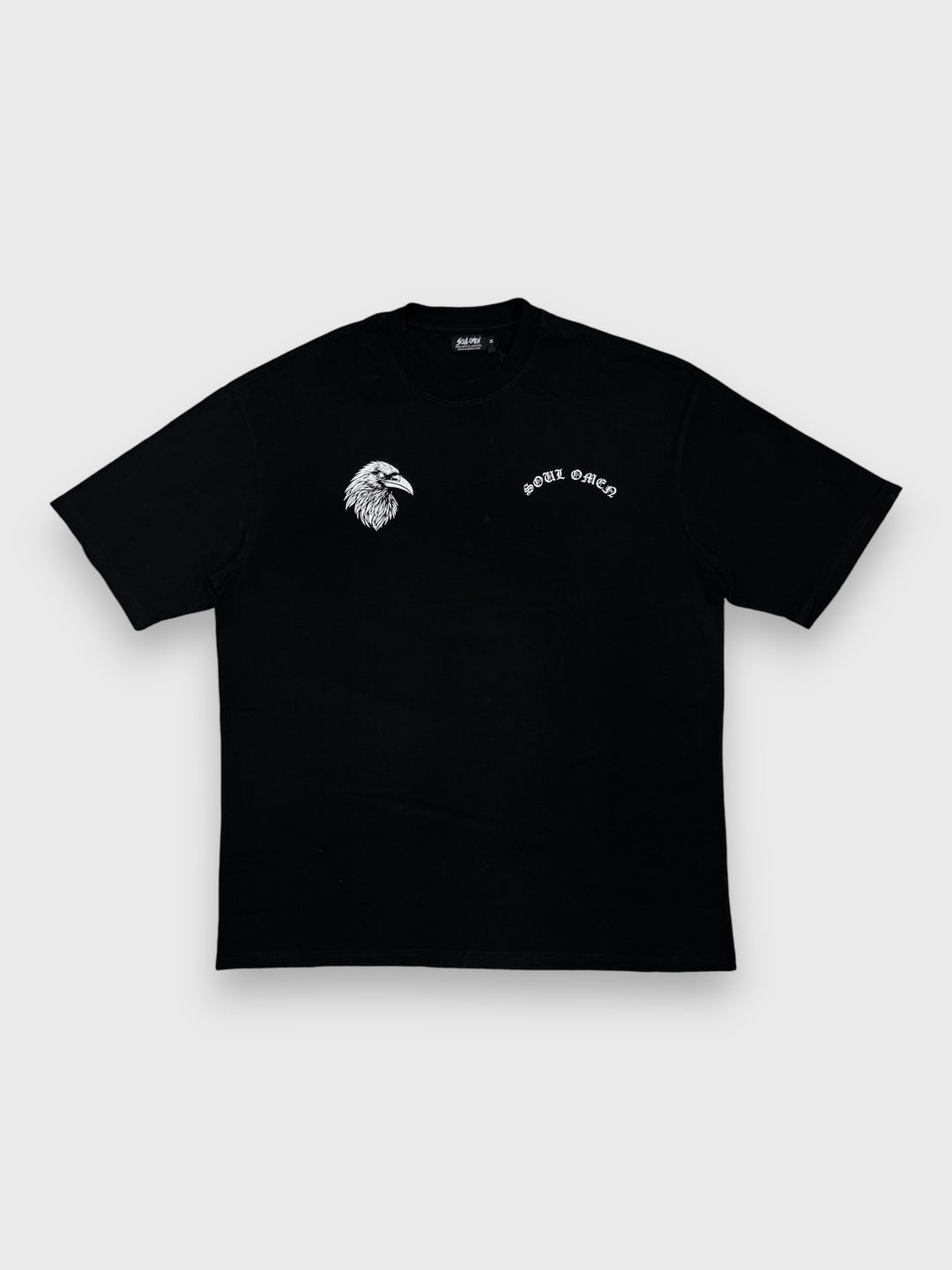 "RESILIENT" PREMIUM OVERSIZED TEE - BLACK