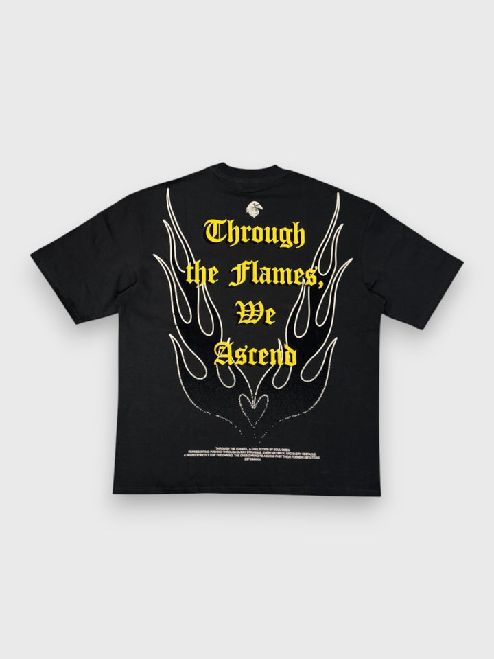 "WE ASCEND" PREMIUM OVERSZIED TEE - CHARCOAL