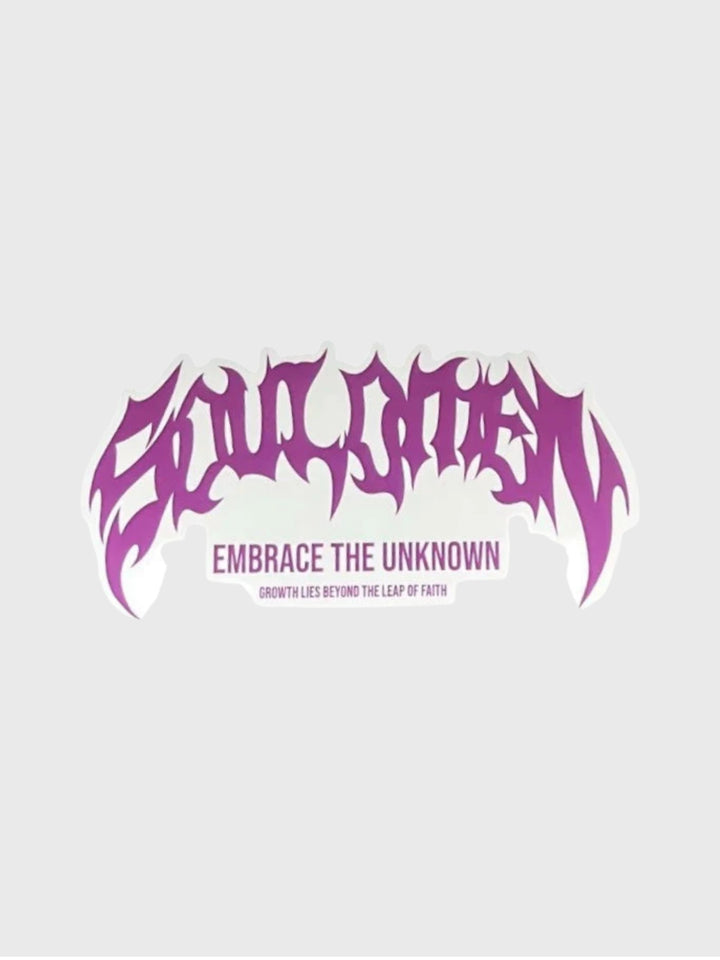 “ETU” STICKER - PINK / WHITE