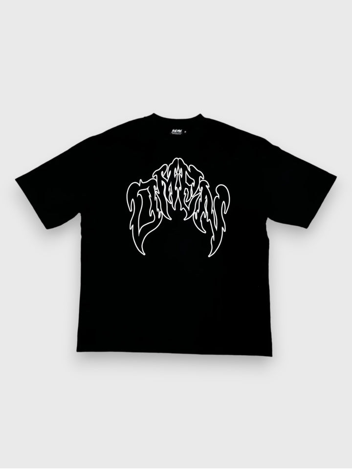 "SUFFER FOR PURPOSE" PREMIUM OVERSIZED TEE - BLACK