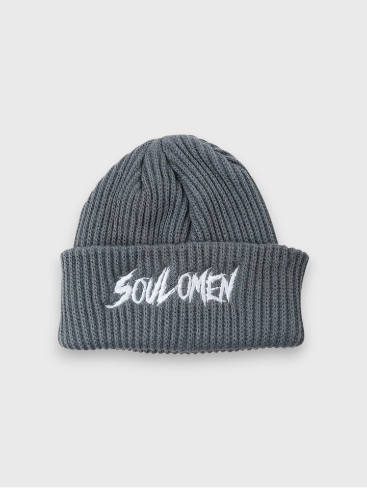 "SOUL OMEN" BEANIE - SHADOW