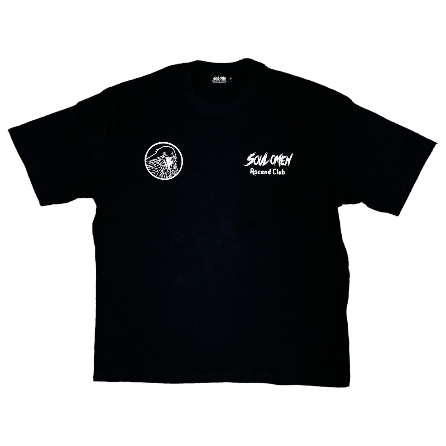 "FLY HIGH" PREMIUM OVERSIZED TEE - BLACK