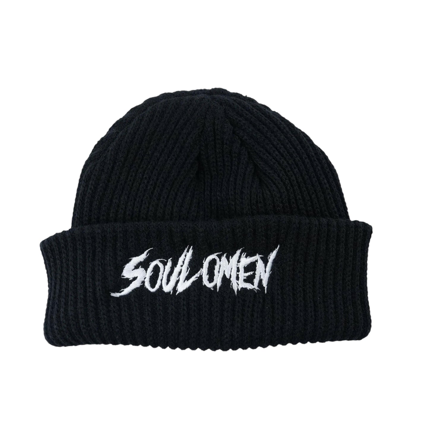 “SOUL OMEN” BEANIE - BLACK