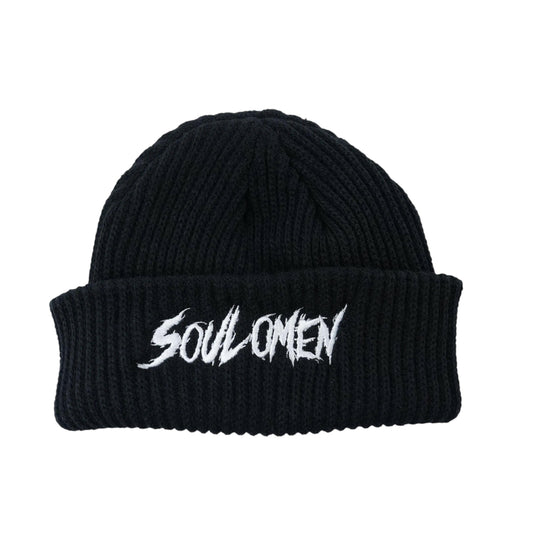 “SOUL OMEN” BEANIE - BLACK